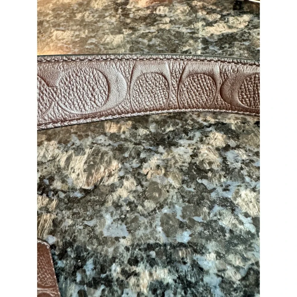 Coach reversible leather